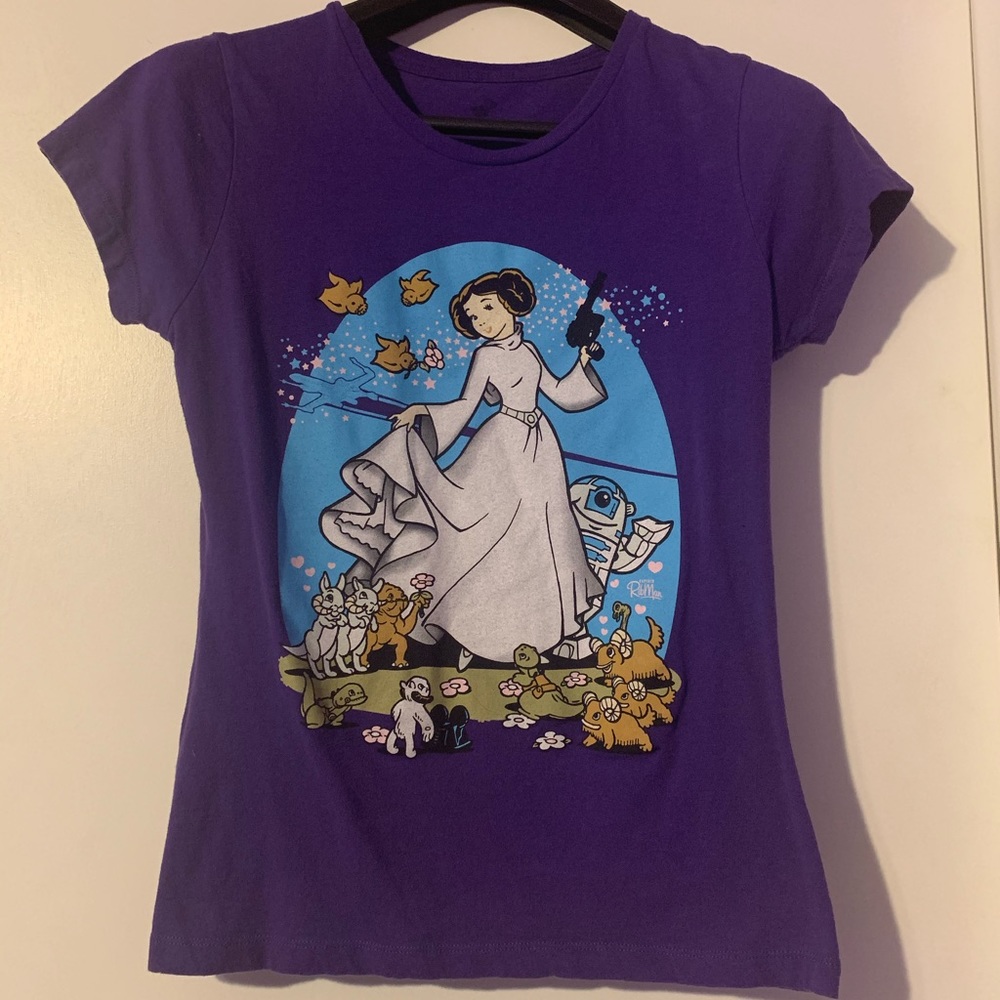 Snow White x Princess Leia mashup Tee